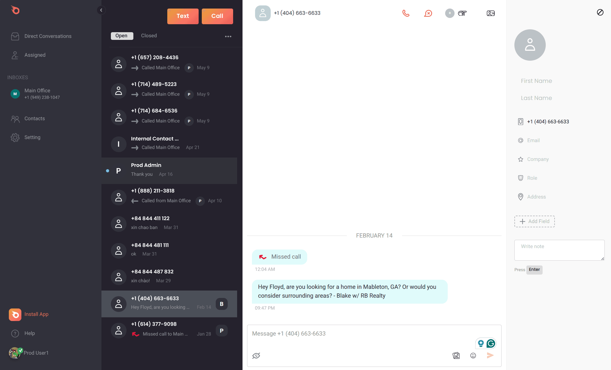 Ringblaze Phone System
